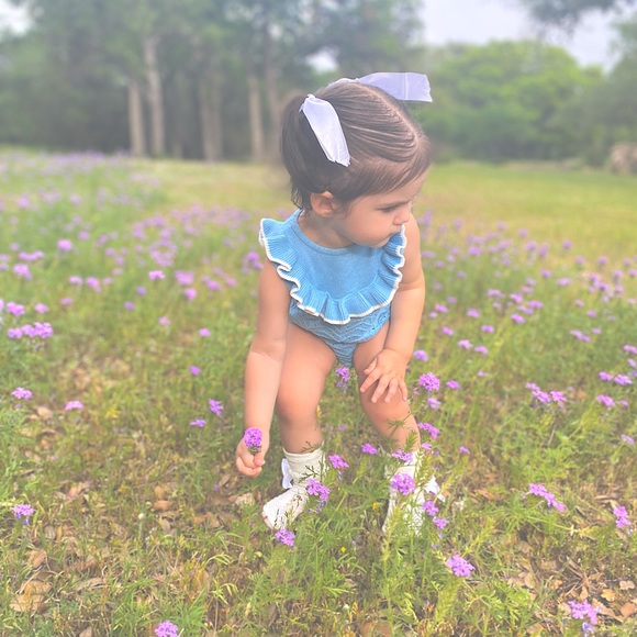 Janie and Jack Knitted Romper - Picture 5 of 5